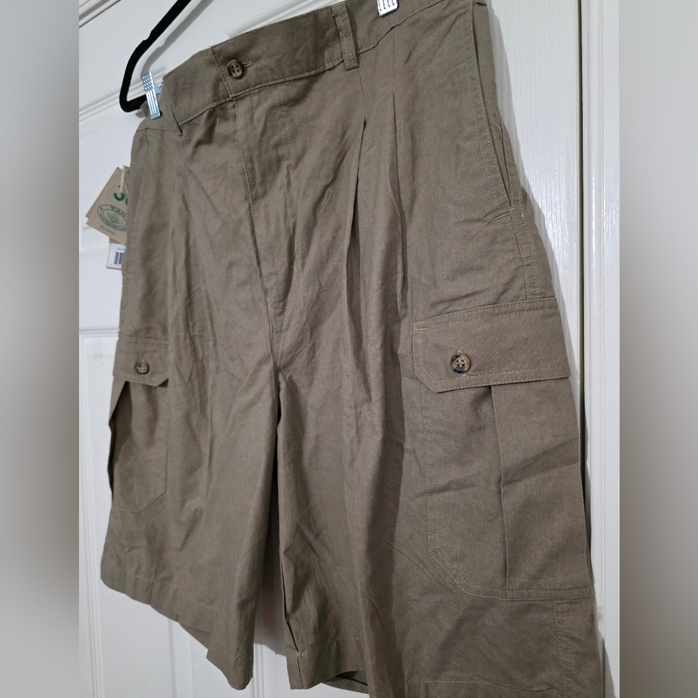 Tag Safari Cargo Shorts MensSize 38 New With Tags 100% Cotton Multiple Pockets